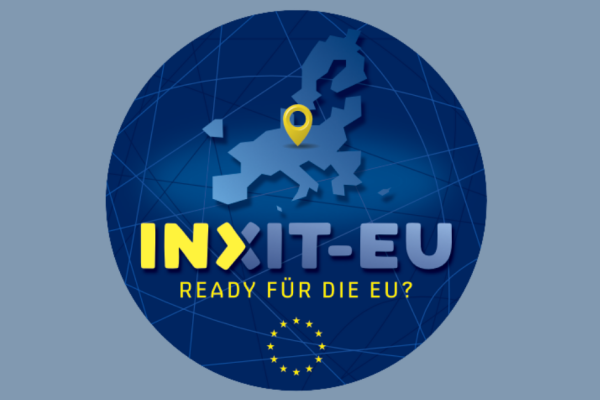 Das Logo des Spiel Inxit-EU - Ready für die EU?