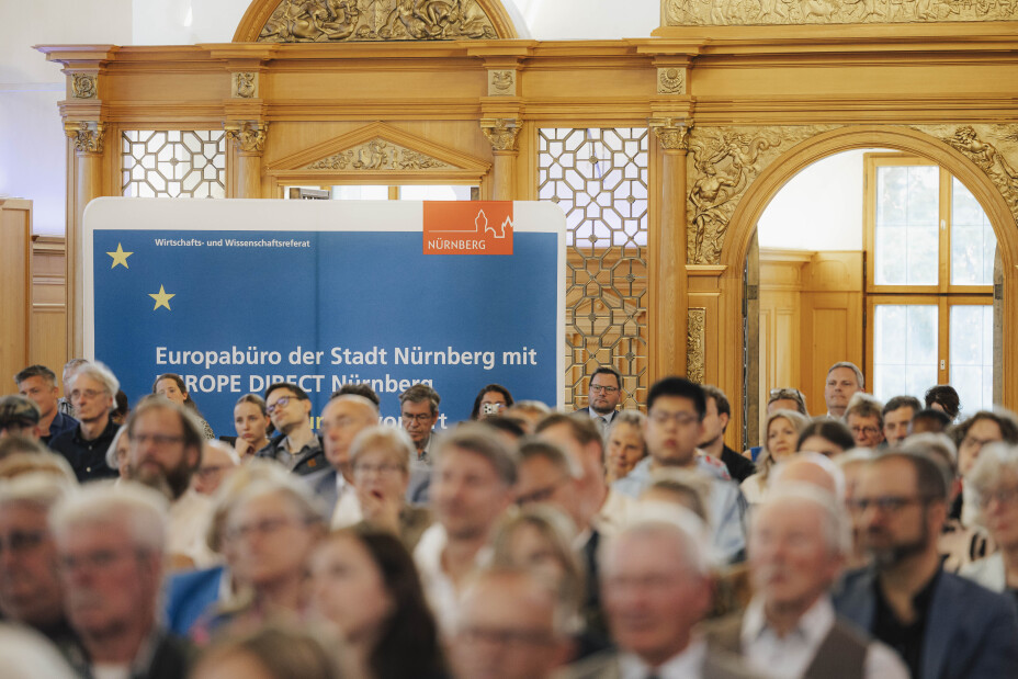 Bild © Giulia Iannicelli / Stadt Nürnberg Blick ins Publikum beim Europaempfang., Bild © Giulia Iannicelli / Stadt Nürnberg