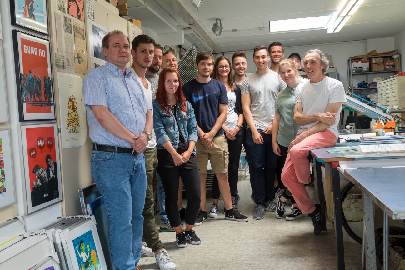 Besuch bei Michely Kunstsiebdruck