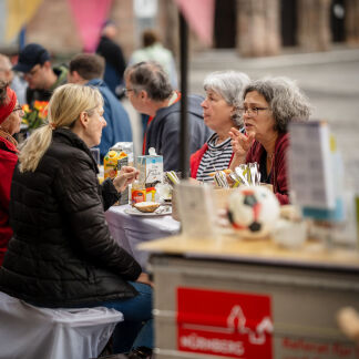 Faires Frühstück auf dem Hauptmarkt