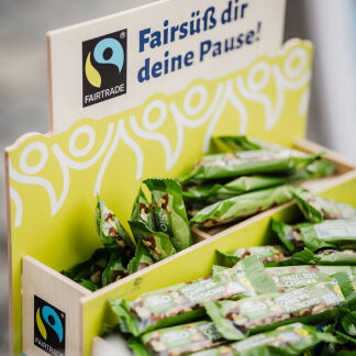 Faires Frühstück auf dem Hauptmarkt