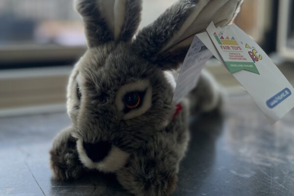 Kuschelhase Albrecht, fair produziert