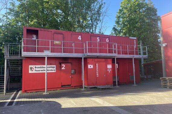 Brandübungsanlage außen