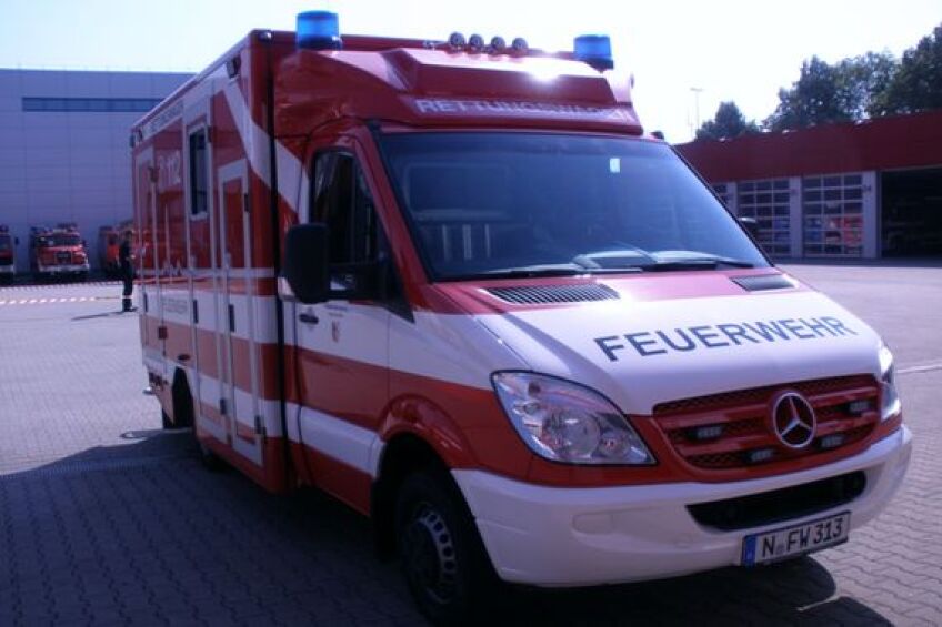 Der Rettungswagen der Feuerwehr, Bild © Feuerwehr Nürnberg