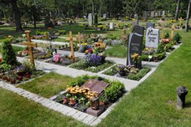 Friedhofsbereich für Urnenerdgräber