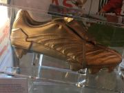 Goldener Schuh im Museum des FCN