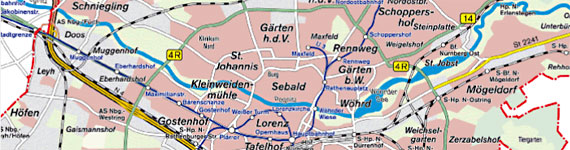 Stadtplan Nürnberg