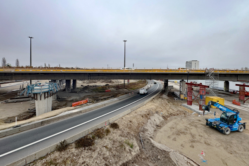 Projekt Hafenbrücken: Frankenschnellwegbrücke am Main-Donau-Kanal