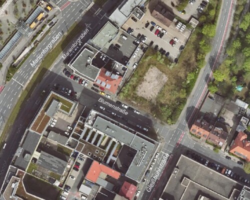 Blumenstraße © Geobasisdaten: © Stadt Nürnberg, Geo und © Bayerische Vermessungsverwaltung