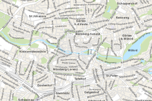 Vorschau Ansicht Stadtplan