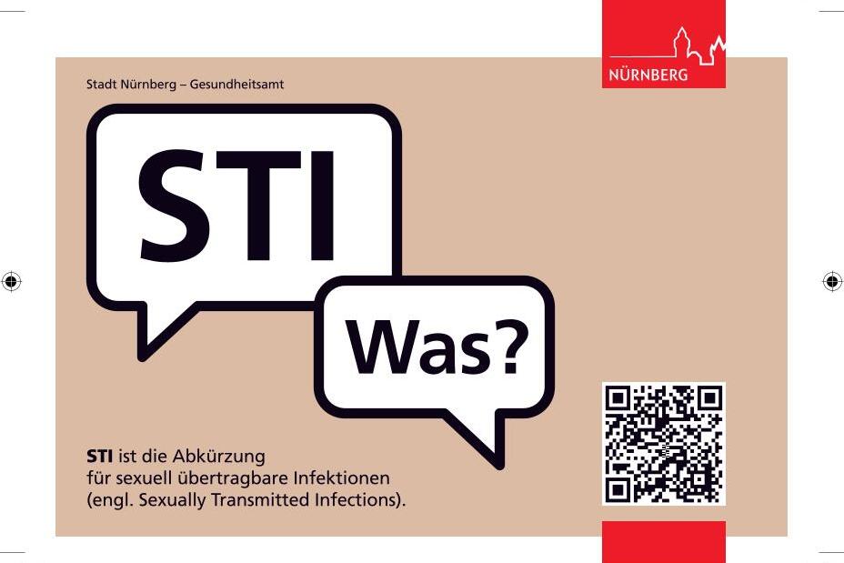 Information über STI, was für sexuell übertragbare Informationen steht, Bild © Gesundheitsamt Nürnberg, Fachstelle sexuelle Gesundheit