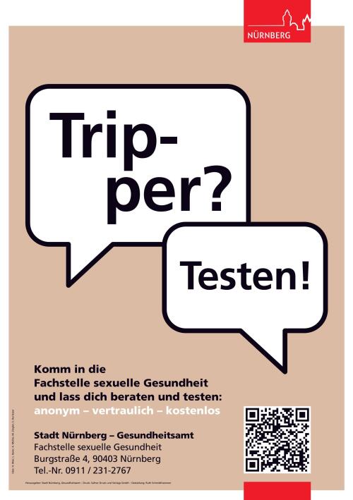 Information zu Tripper, auch Gonorrhö genannt, und der Testmöglichkeit bei der Fachstelle sexuelle Gesundheit