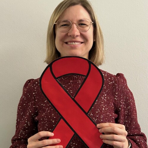 Online-Aktion Welt-AIDS-Tag 2025, Janina, wissenschaftliche Mitarbeiterin, Gesundheitsförderung, Gesundheitsamt