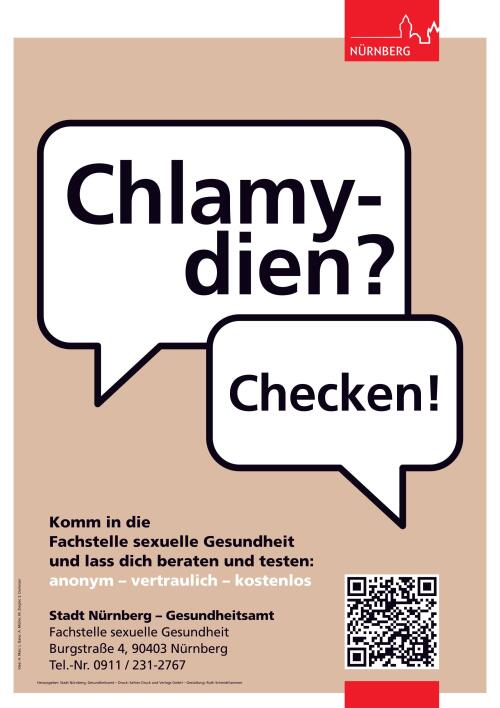 Information zu Chlamydien und der Testmöglichkeit bei der Fachstelle sexuelle Gesundheit