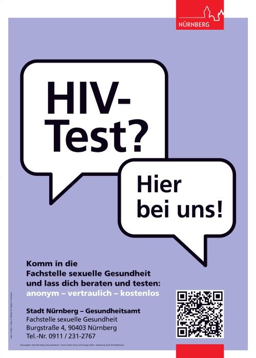 Information zum HIV-Test, den man bei der Fachstelle sexuelle Gesundheit machen kann