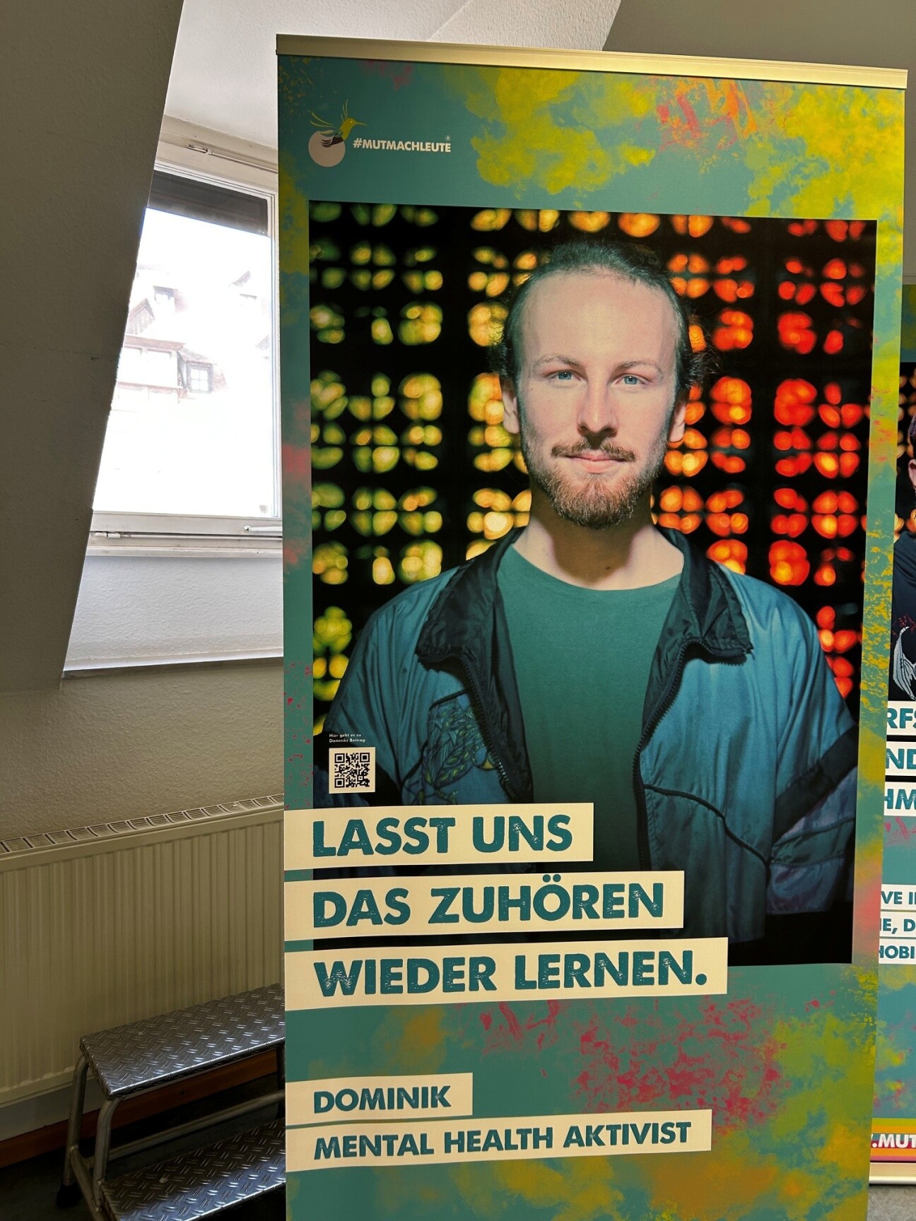 Youth Mental Health Matters  - ein Aktivist, Bild © Dr. Ulrike Goeken-Haidl / Gesundheitsamt Stadt Nürnberg