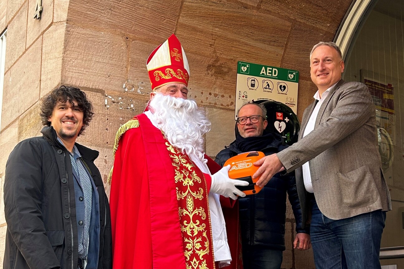 Ein neuer Defibrillator für das Gesundheitsamt