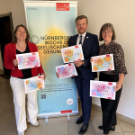 Oberbürgermeister Markus König, Referentin Britta Walthelm & Referentin Elisabeth Ries