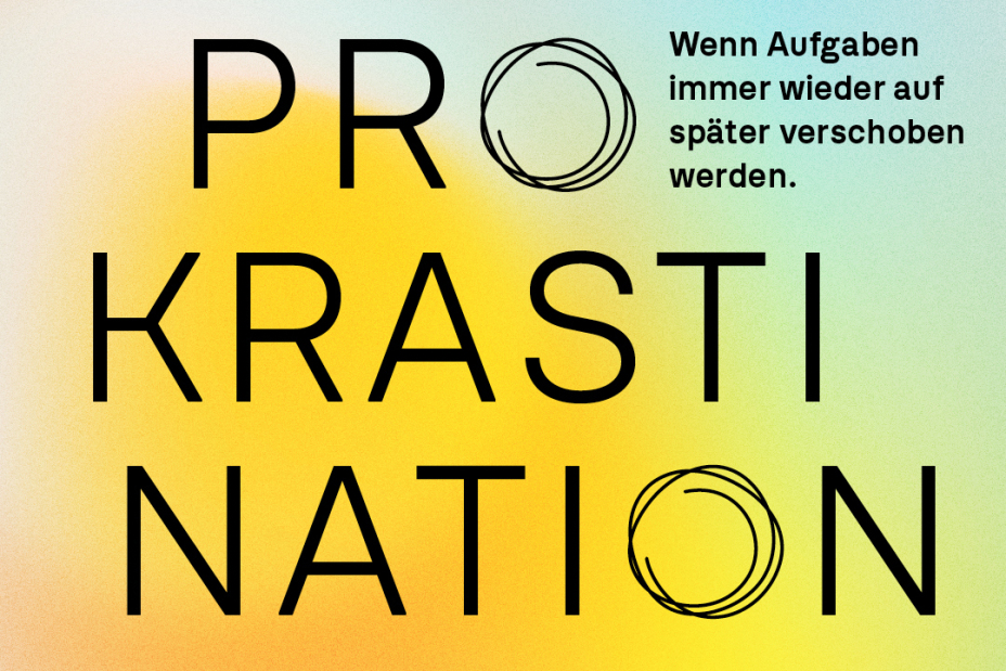 Woche der seelischen Gesundheit Kampagne 2026: Prokrastination, Bild © Pasdedeux