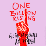 Zeichnung einer geballten Hand mit einem ausgestreckten Finger nach oben zeigend als Symbol für "One Billion"