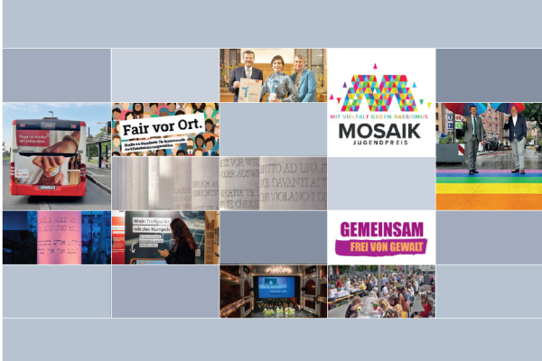 Cover Tätigkeitsbericht 2023-2024 der Stabsstelle Menschenrechtsbüro & Gleichstellungsstelle