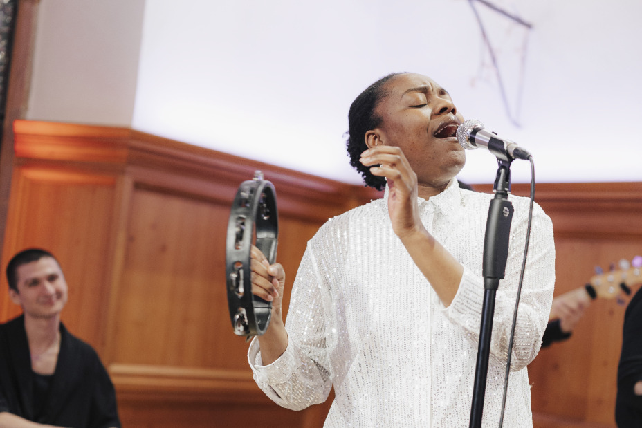 Bild © Giulia Iannicelli / Stadt Nürnberg Ki'Luanda begleitete die Frauenpreisverleihung 2026 musikalisch, Bild © Giulia Iannicelli / Stadt Nürnberg