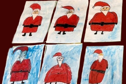 Santa Claus in der Grundschule © Schatz