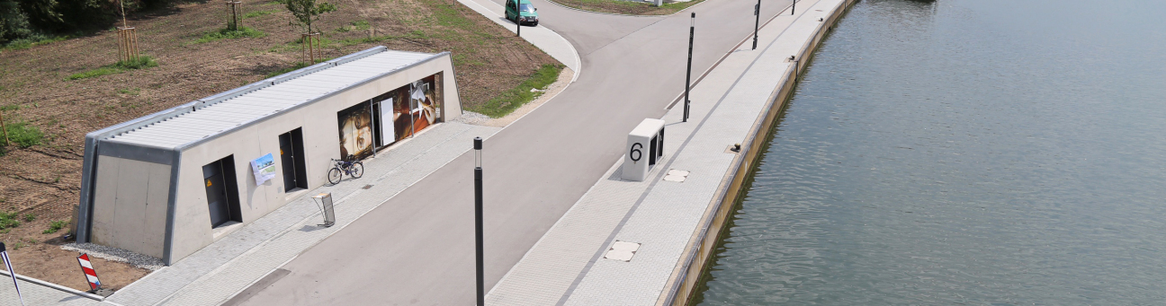 Liegeplatz 6 am Personenschifffahrtshafen Nürnbe, Bild © Johannes Sporrer / Stadt Nürnberg