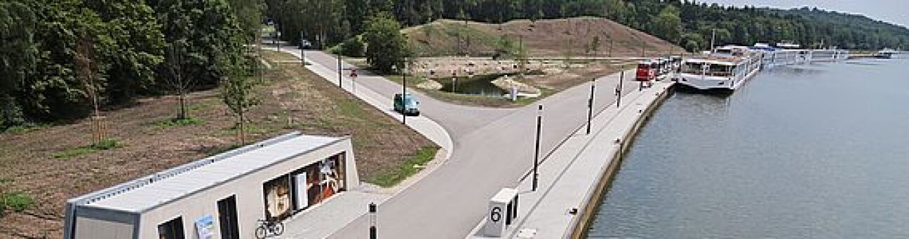 Liegeplatz 6 am Personenschifffahrtshafen Nürnberg, Bild © Stadt Nürnberg