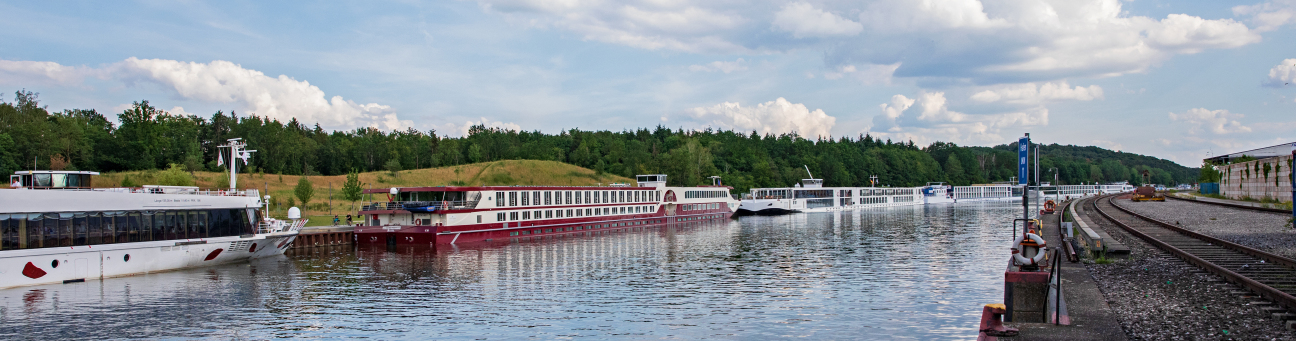 Personenschifffahrtshafen Vollbelegung 2019, Bild © (c) Axel Eisele / Stadt Nürnberg