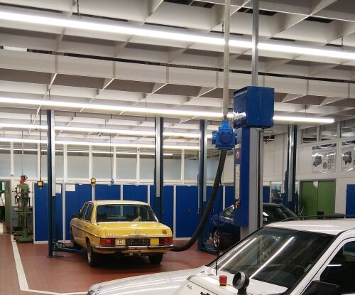 LED-Beleuchtung KFZ-Werkstatt BBZ