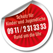 Hotline Button Schutz für Kinder und Jugendliche
