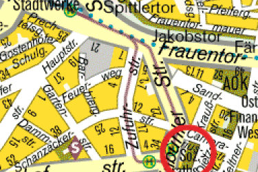 Lageplan Dietzstraße 4