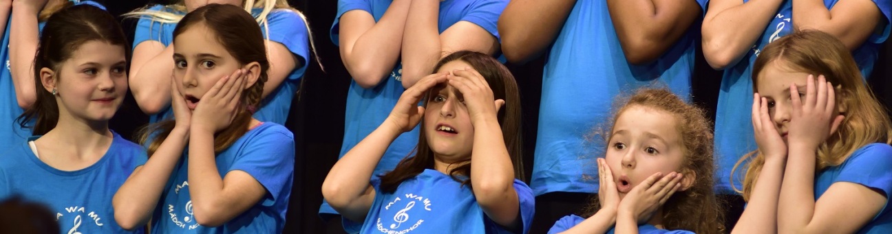 Schülerinnen der Maria-Ward-Chorklasse auf dem Jahreskonzert 2019