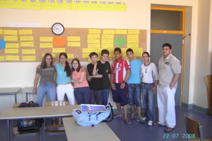 Energiespar-Team des Förderzentrums, Bild © Bild: Pädagogisches Institut Nürnberg