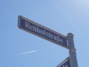 Straßenschild Rehhofstraße