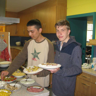 Ofenbau Pizza belegen