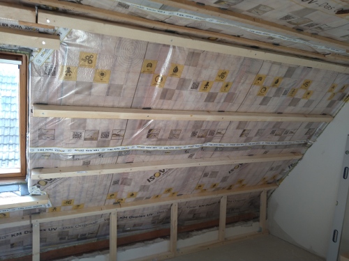 Untersparrendämmung in einem Einfamilienhaus © Tomas Hefter / Stadt Nürnberg