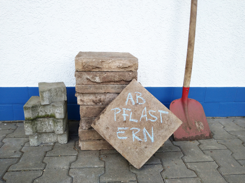 Abpflastern © Tomas Hefter / Stadt Nürnberg