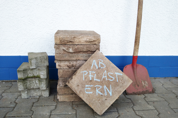 Abpflastern
