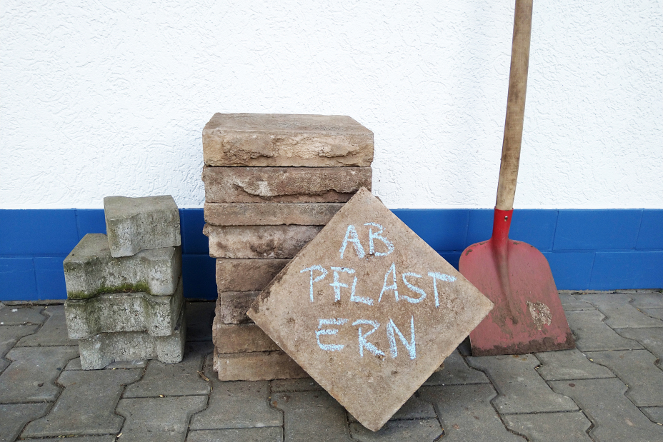 Abpflastern