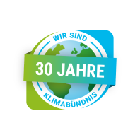 Logo Klimabündnis 30 Jahre Jubiläum