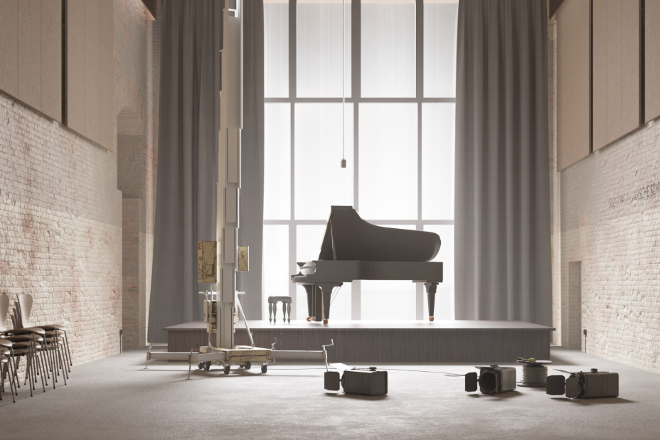 Kongresshalle_Ermoeglichungsraume_Veranstaltungsraum, Bild © Computergrafik / Georg Reisch GmbH & Co. KG + LRO GmbH & Co. KG