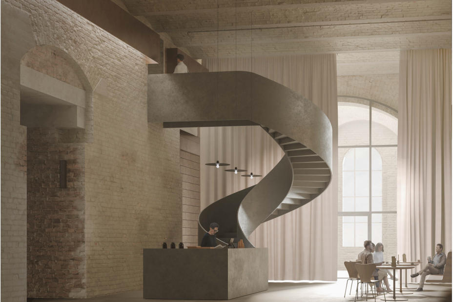 Ermoeglichungsraeume_Foyerbereich Performanceraum, Bild © Computergrafik / Georg Reisch GmBH & Co. KG + LRO GmbH & Co. KG