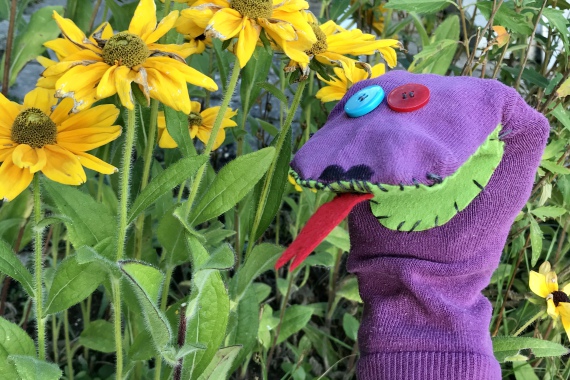 Handpuppe aus Socken