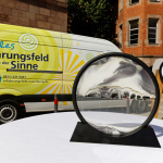 Der Bus mit dem Text mobiles Erfahrungsfeld zur Entfaltung der Sinne