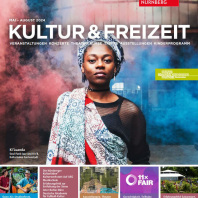Cover des Heftes Kultur und Freizeit zeigt eine Frau in Afrikanische Gewand