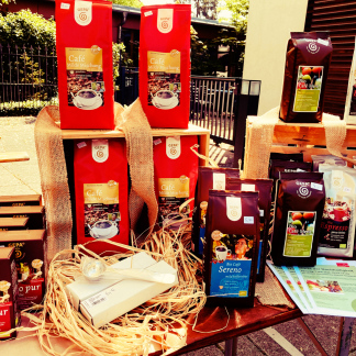 ( Bild: Svenja Holy / Stadt Nürnberg ) Foto von einem Stand auf dem Markt der Nachhaltigkeit