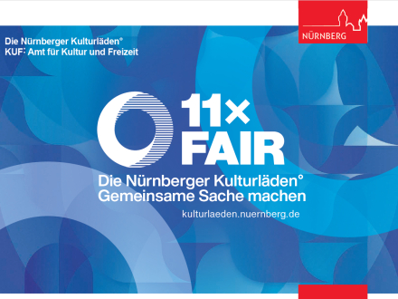 Post·karte von 11xFAIR vom Jahr 2023., Bild © Complex Pleasures / Stadt Nürnberg