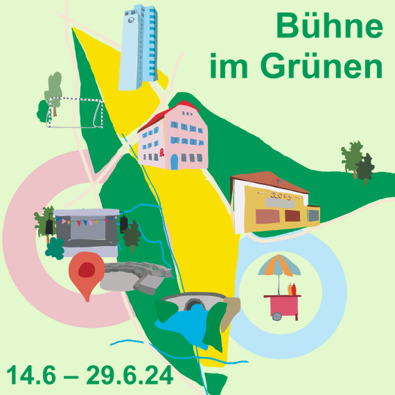 Bühne im Grünen